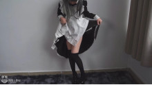 - Seain's Kigurumi Initial Experience - Lovely maid dress is swimsuit below? Feeling good after losing consciousness?